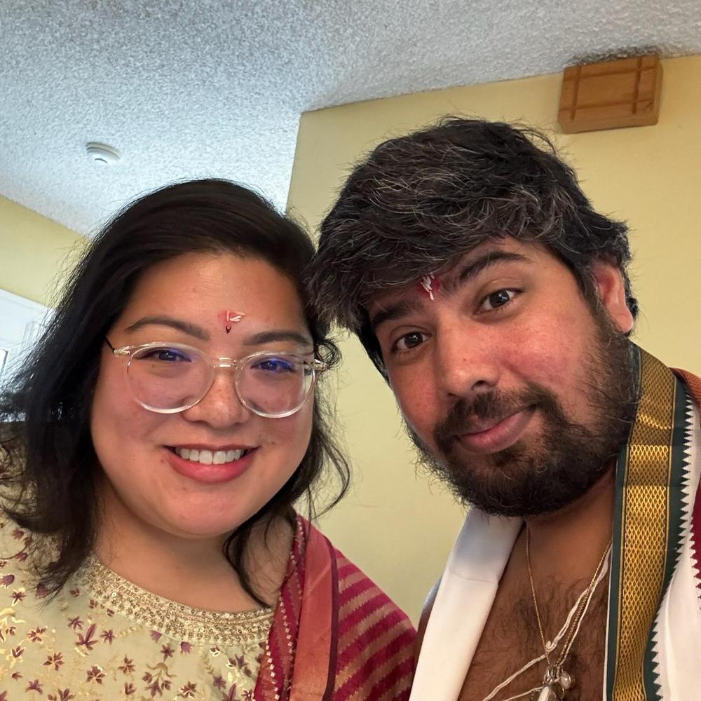 Angela and Pramod together